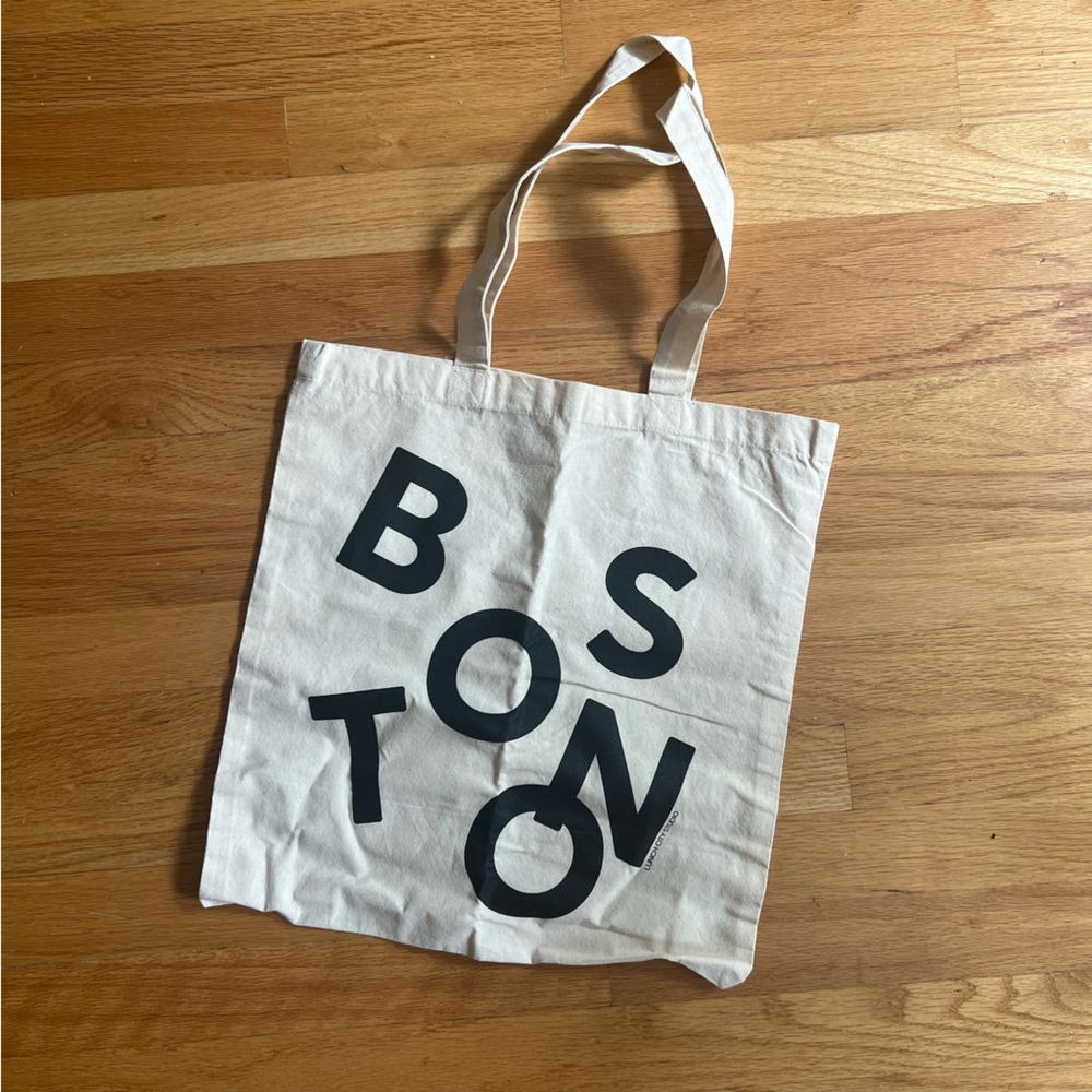 BOSTON Canvas Tote Bag